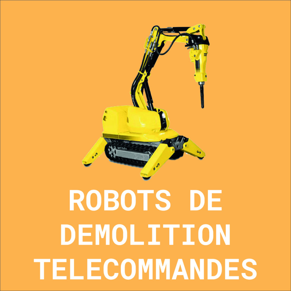 ROBOTS DE DEMOLITION TELECOMMANDES